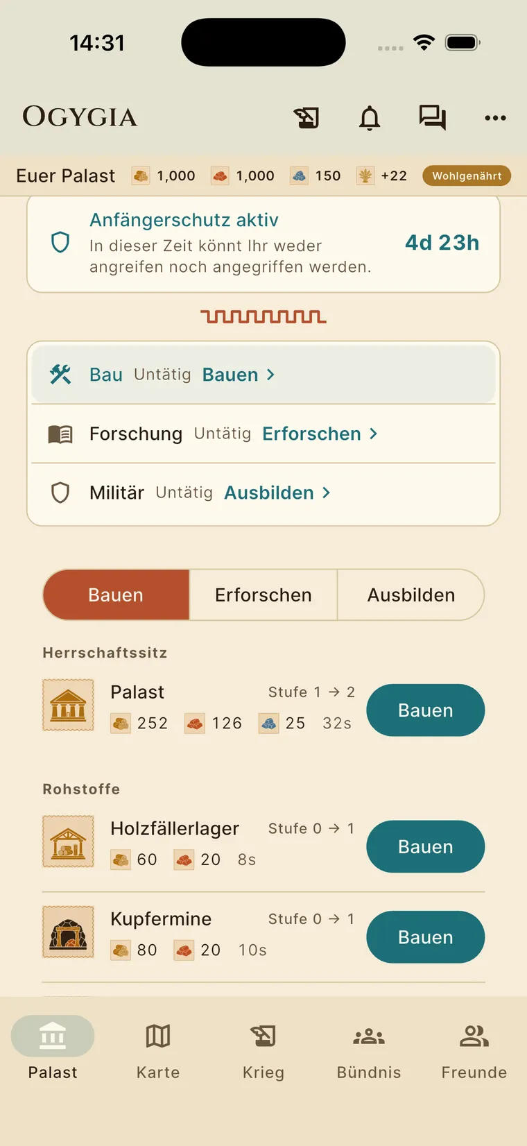 Bau-Katalog am Telefon mit Kosten und Voraussetzungen je Gebäude
